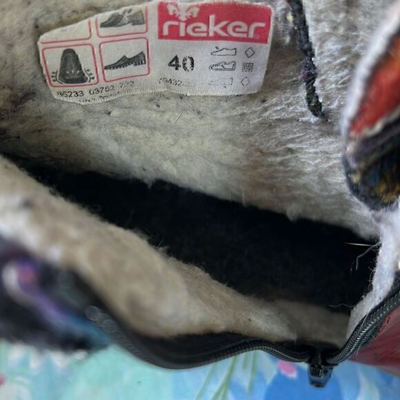 Rieker Felicitas Hiking Lace Up Boots Vintage (?) - Picture 8 of 11
